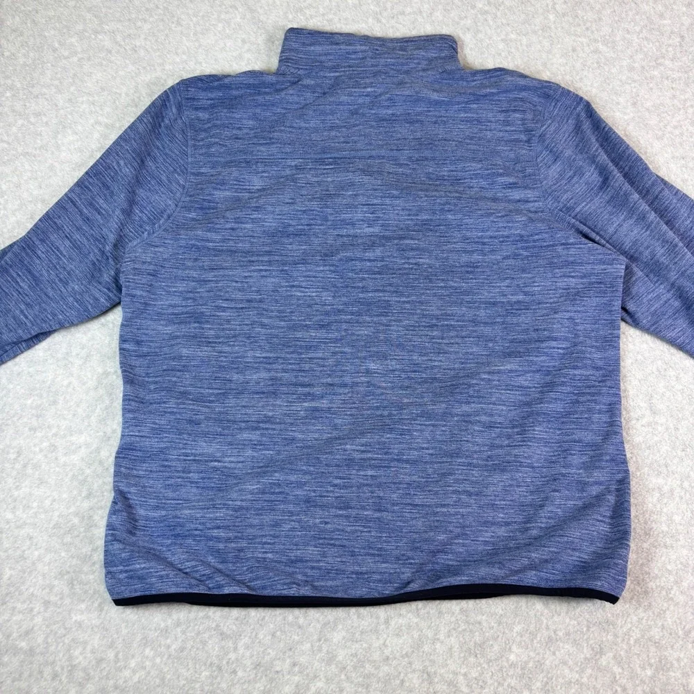 Avalanche Outdoor Supply Co Mens XL Blue Heathered Quarter Zip Pullover‎ Sweater